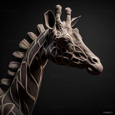 3D model Kanzi famous animal (STL)